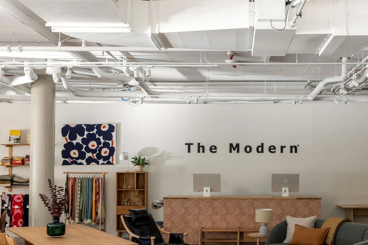 The Modern showroom